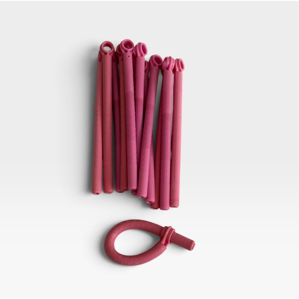 Conair Hot Sticks Pink Replacement Rollers Flexible Hair Curlers Lot of 14